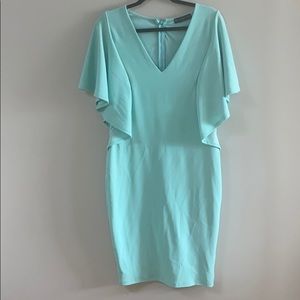 Women’s midi light green dress